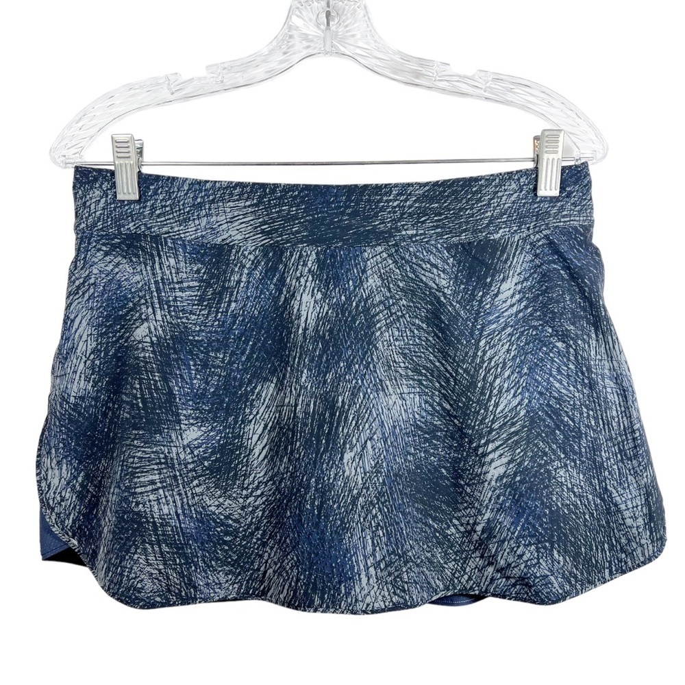 Outdoor Voices women mini tennis skort size M high waist navy blue
